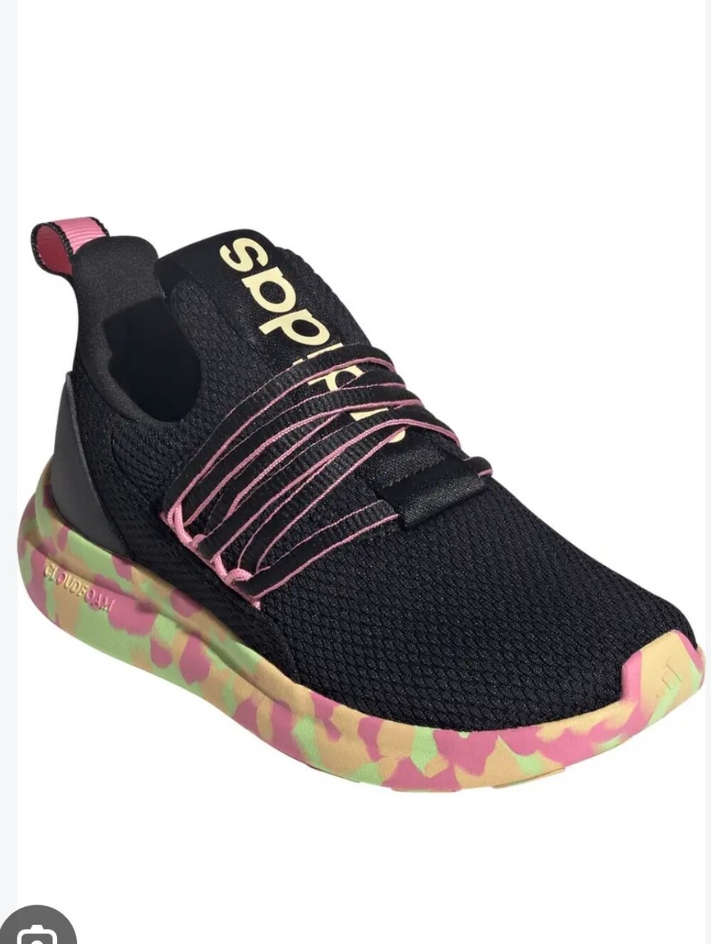 Adidas Kids' Lite Racer Adapt Sneaker Sz 3